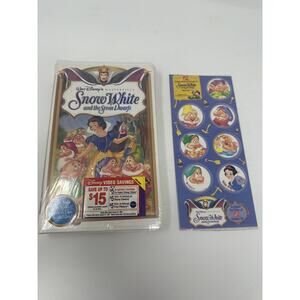 Snow White And The Seven Dwarfs VHS 1994 Masterpiece Collection - 1524